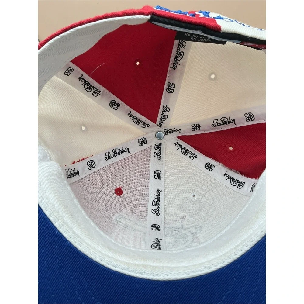 Stall & Dean Red/Blue St. Louis Gunners Baseball Cap Fitted Size 7 1/4 NFL‎